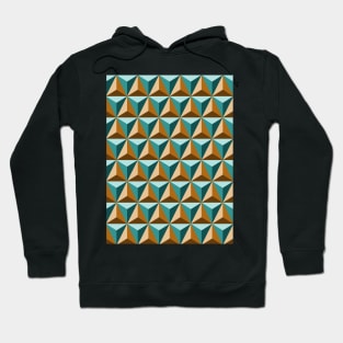 Geometric Triangles Pattern Art Hoodie